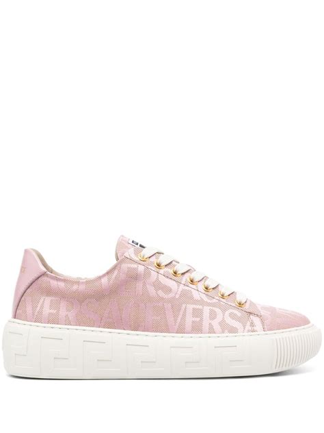 versace rosso ciliegia|versace greca sneakers.